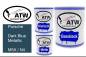 Preview: Porsche, Dark Blue Metallic, M5X / N4: 1L Lackdose + 1L Klarlack + 500ml Härter - Set, von ATW Autoteile West.